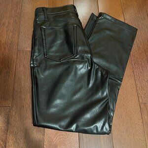 Abercrombie Curve Love High Rise Leather Pants